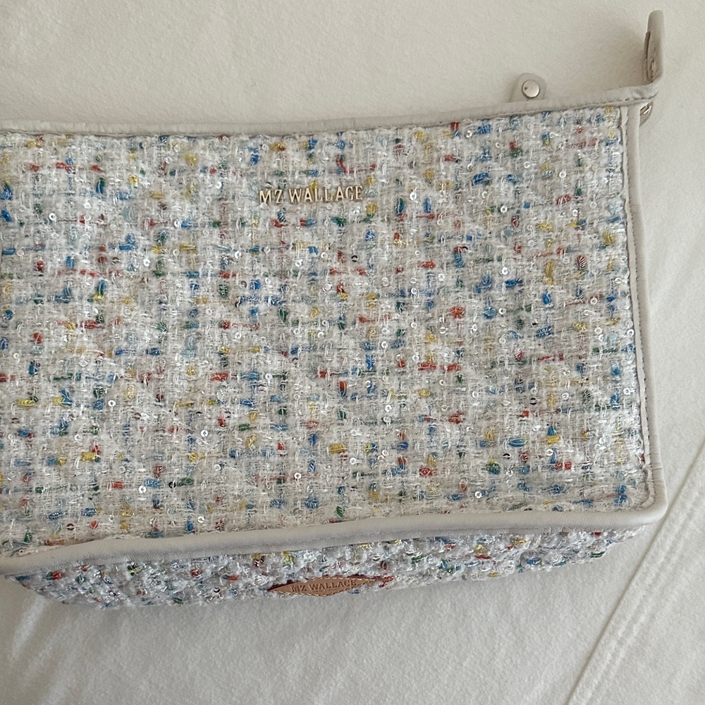 MZ Wallace Colorful Tweed Cosmetic Bag